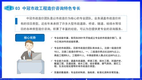 中冠咨詢市政工程造價與信息咨詢服務概述